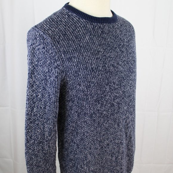 Sweater Cozy Knit Men's Large 100% Cotton Camping Casual Cocktail - Picture 1 of 7